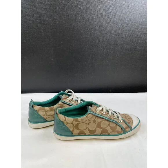 Coach Barrett Women's Canvas Sneakers / Shoes Size 9B SKU 4245 - Picture 5 of 8